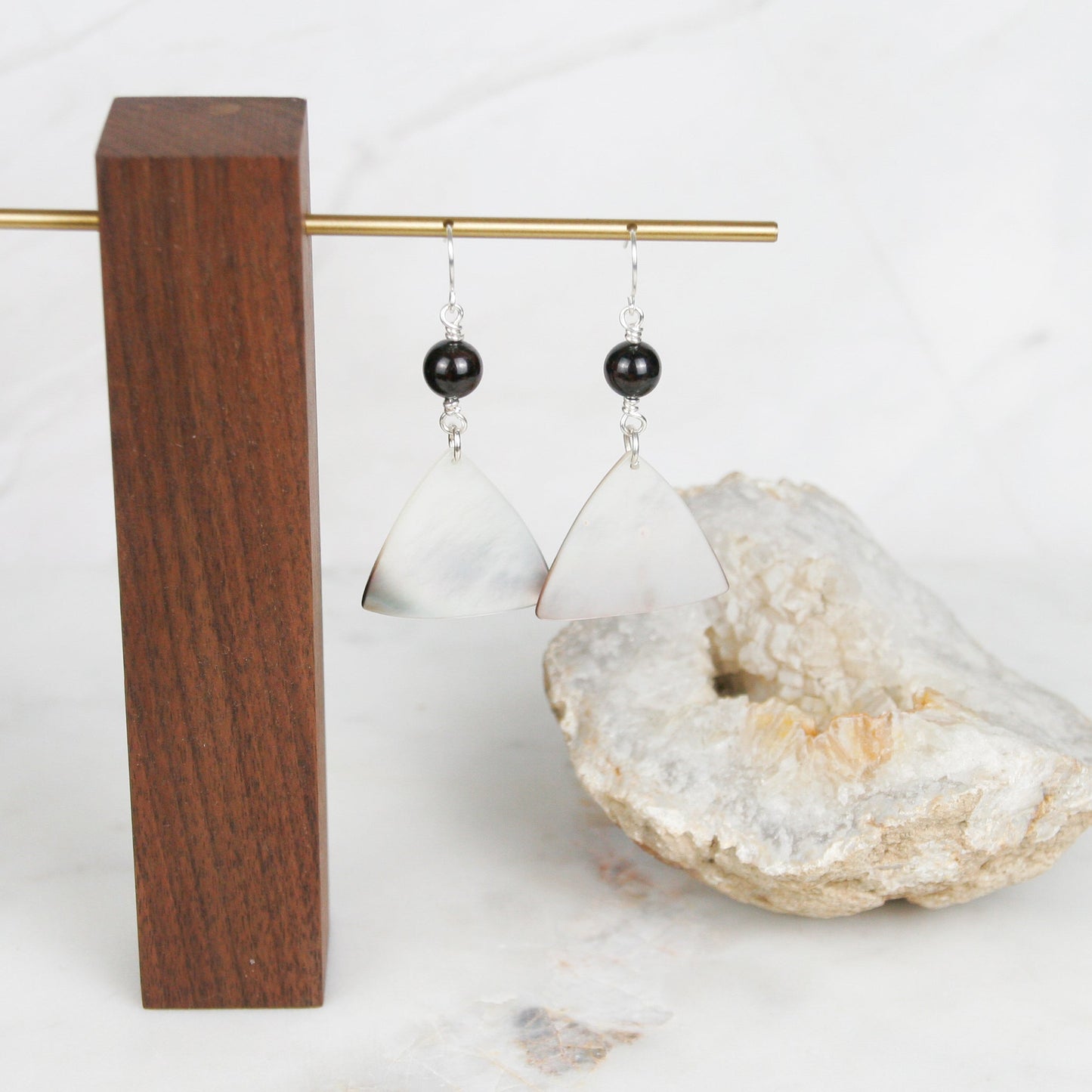 Shining Mother of Pearl Earrings