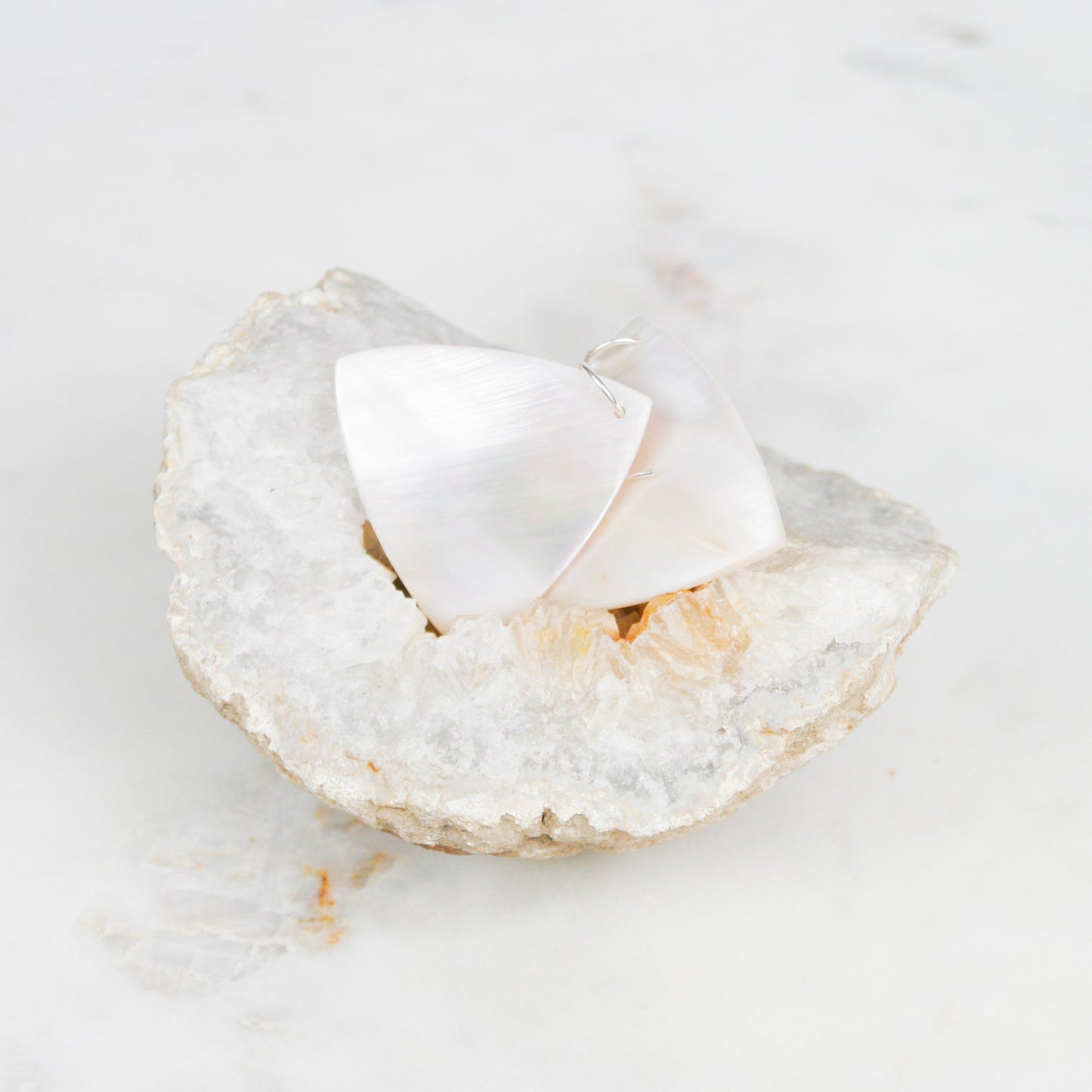 Simple Mother of Pearl Earrings
