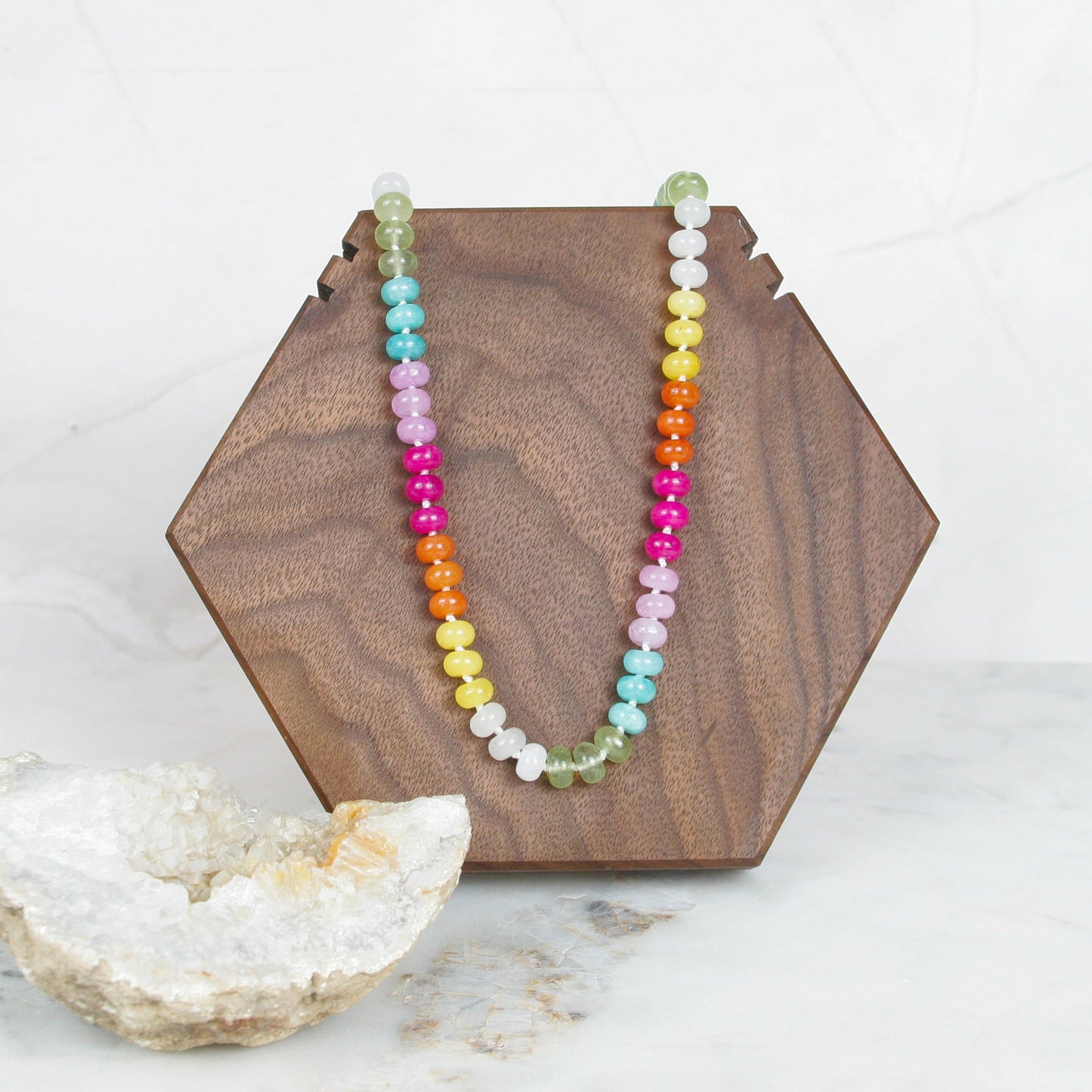 Bright Candy Jade Necklace