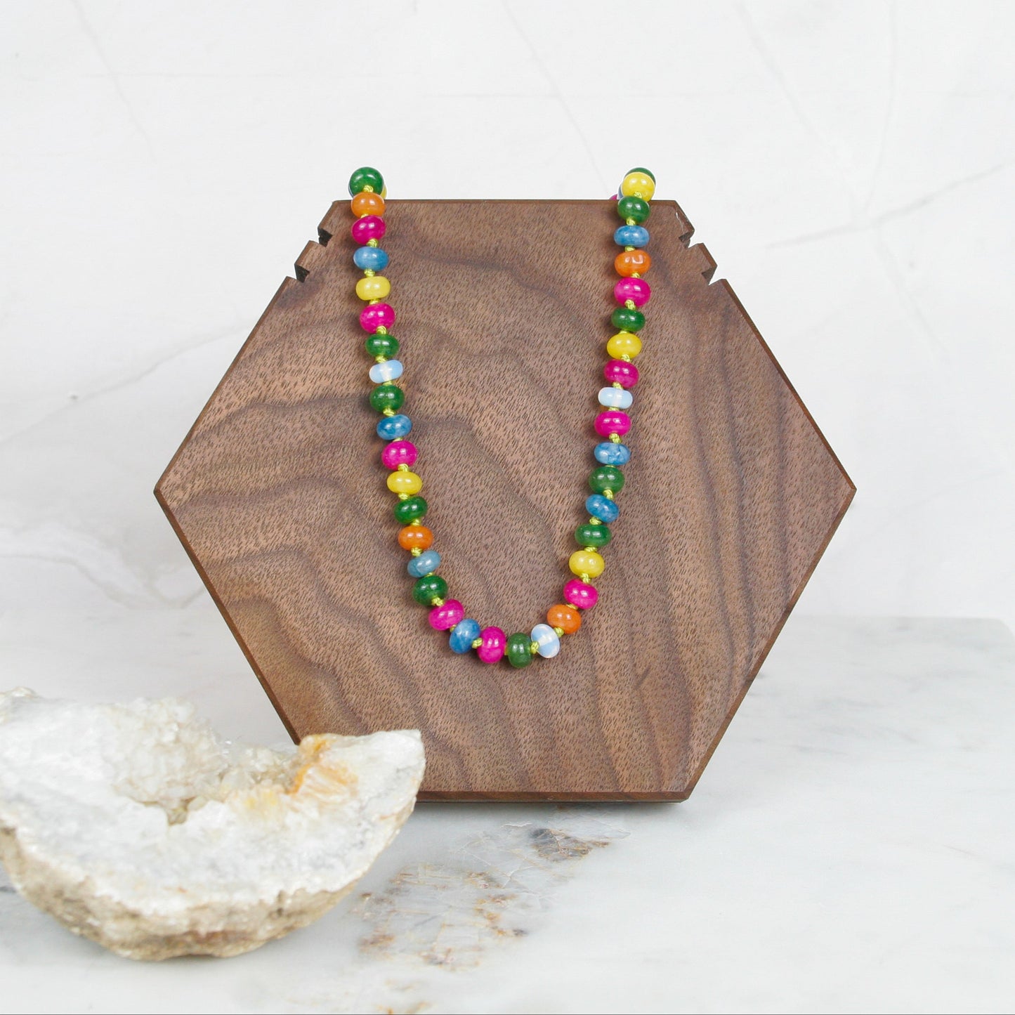 Vibrant Jade Necklace