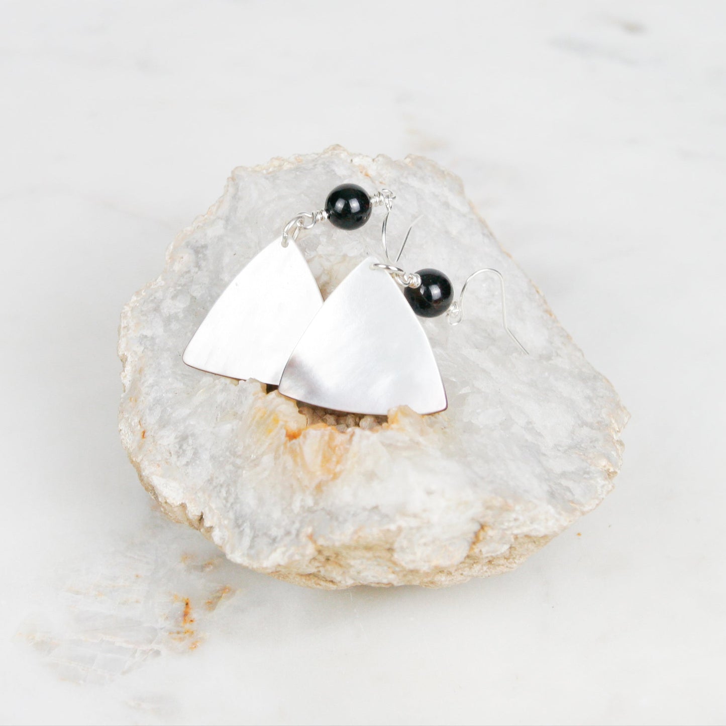 Shining Mother of Pearl Earrings