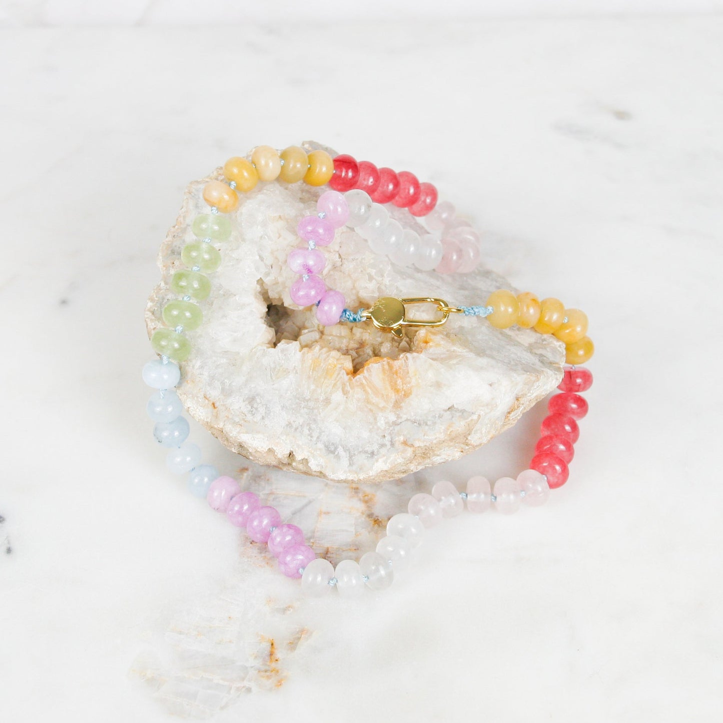 Pastel Jade Necklace