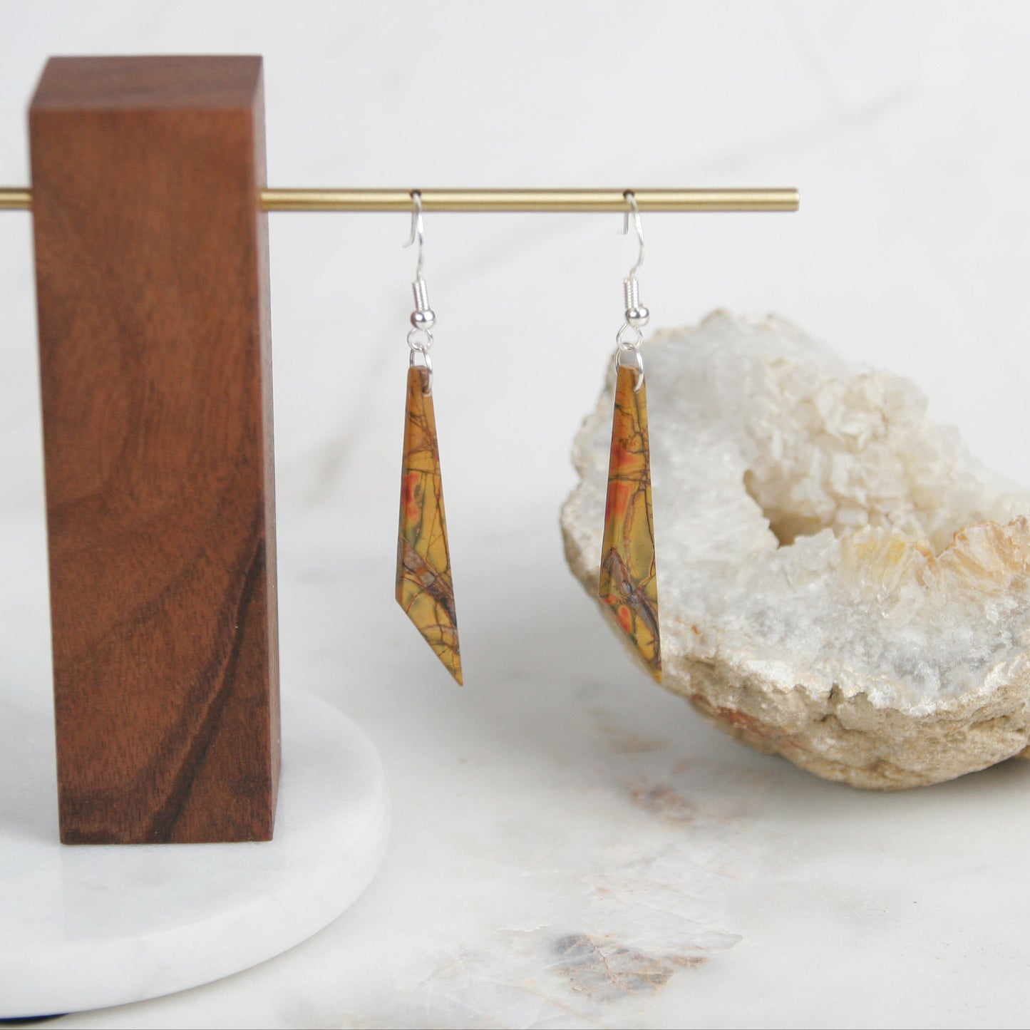 Picasso Jasper Earrings