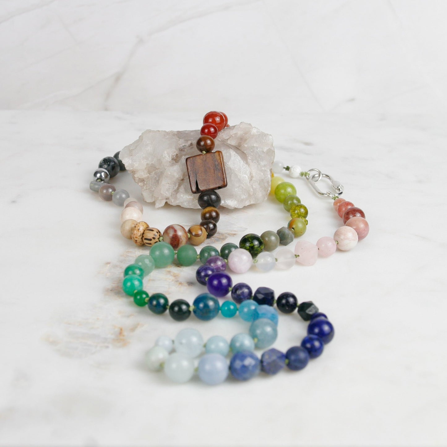 Beaded Rainbow Necklace