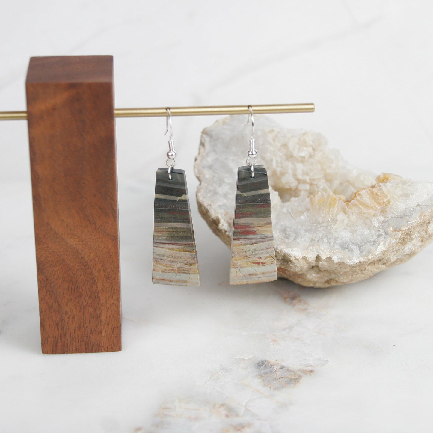 Morrisonite Jasper Earrings