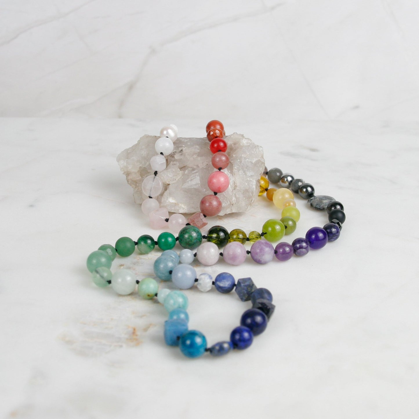Beaded Rainbow Necklace