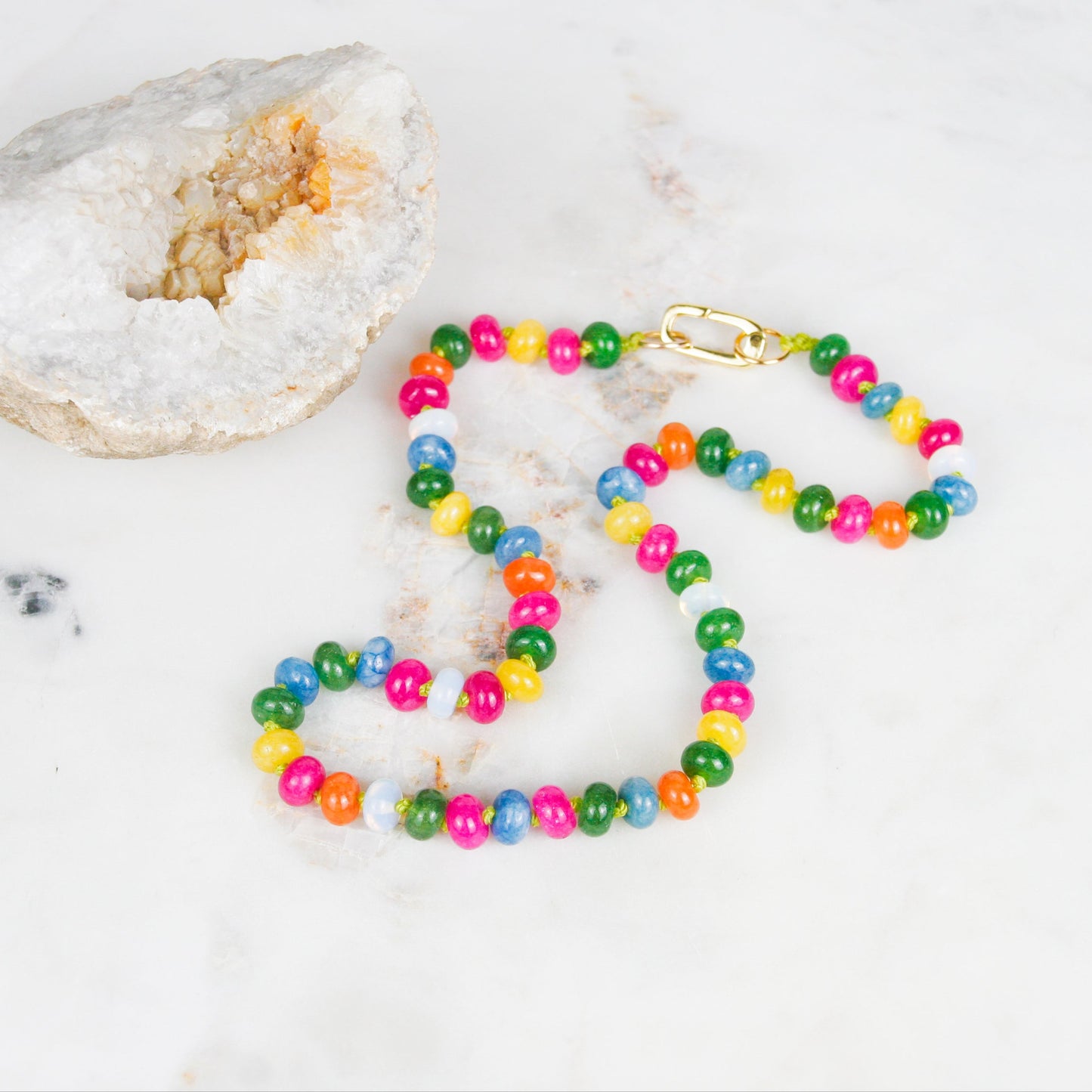 Vibrant Jade Necklace