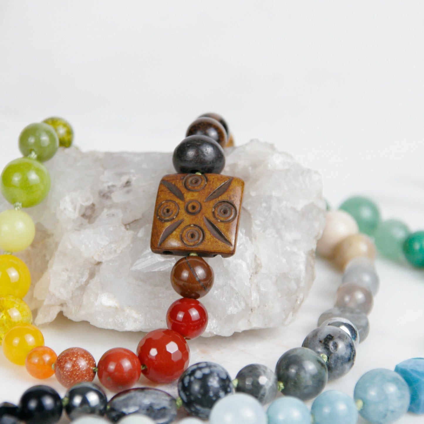 Beaded Rainbow Necklace