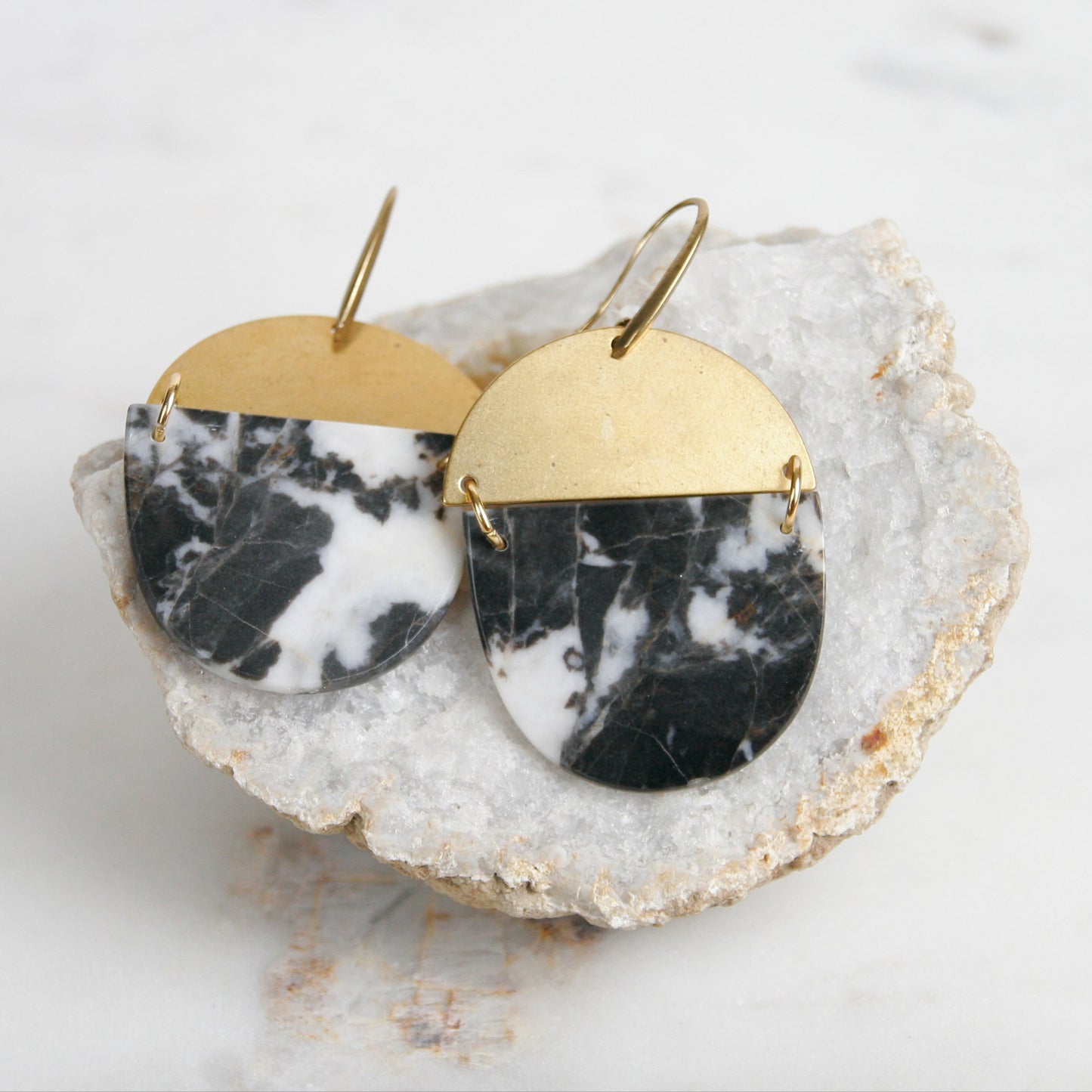 Zebra Jasper Earrings