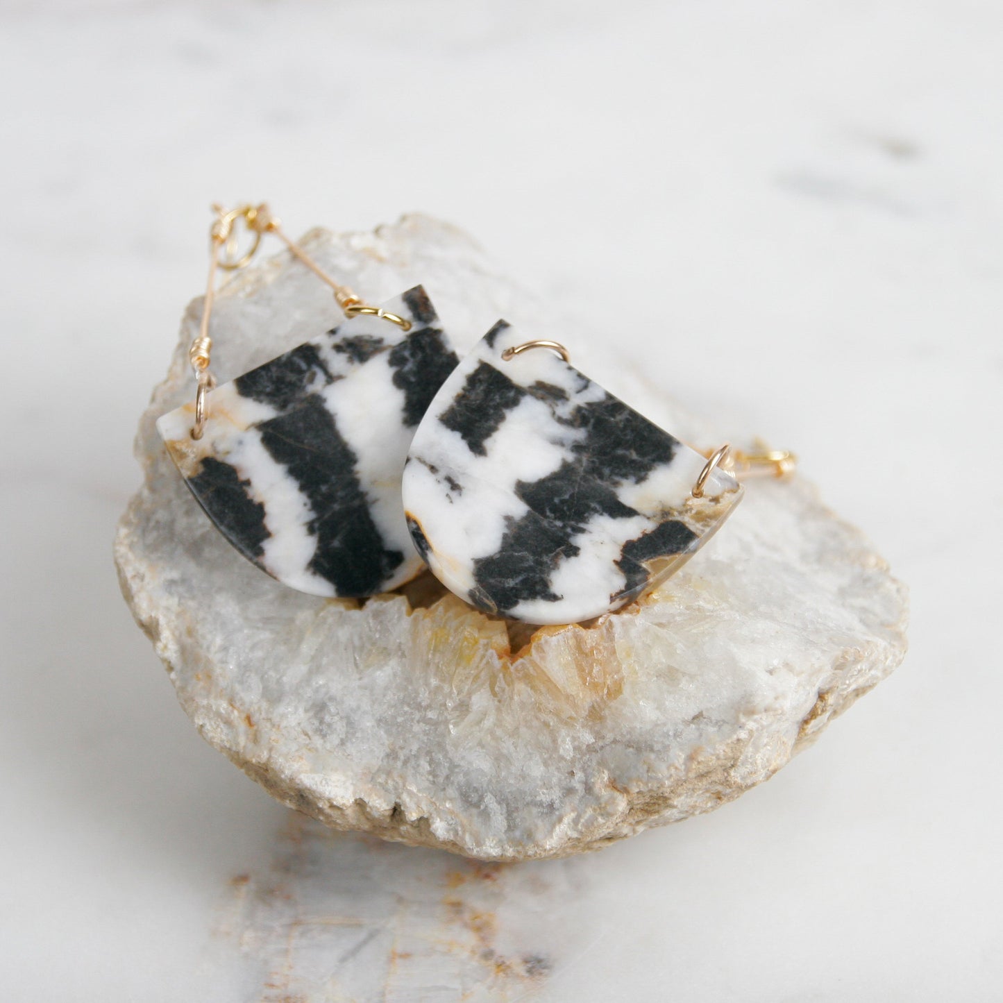 Zebra Jasper Earrings