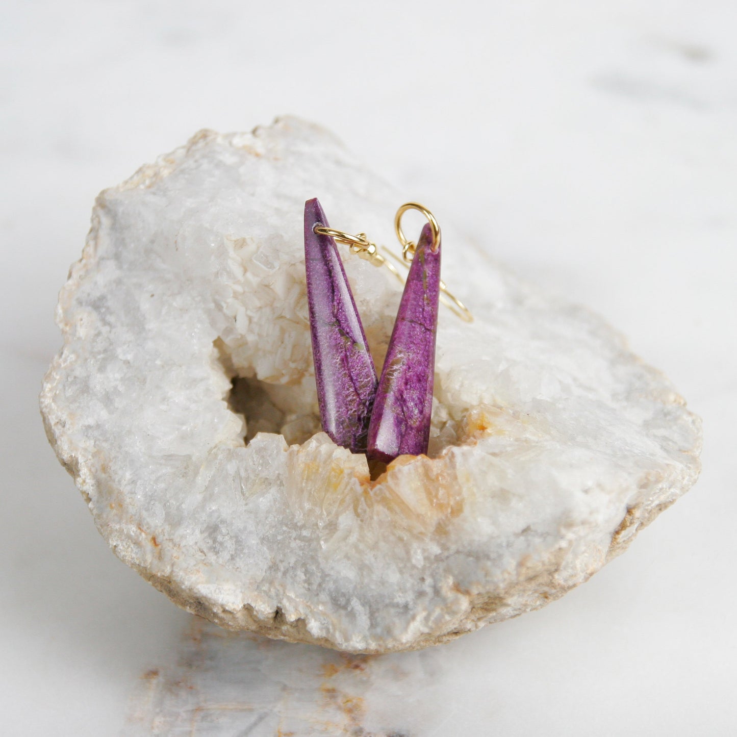 Atlantisite Gold Filled Earrings