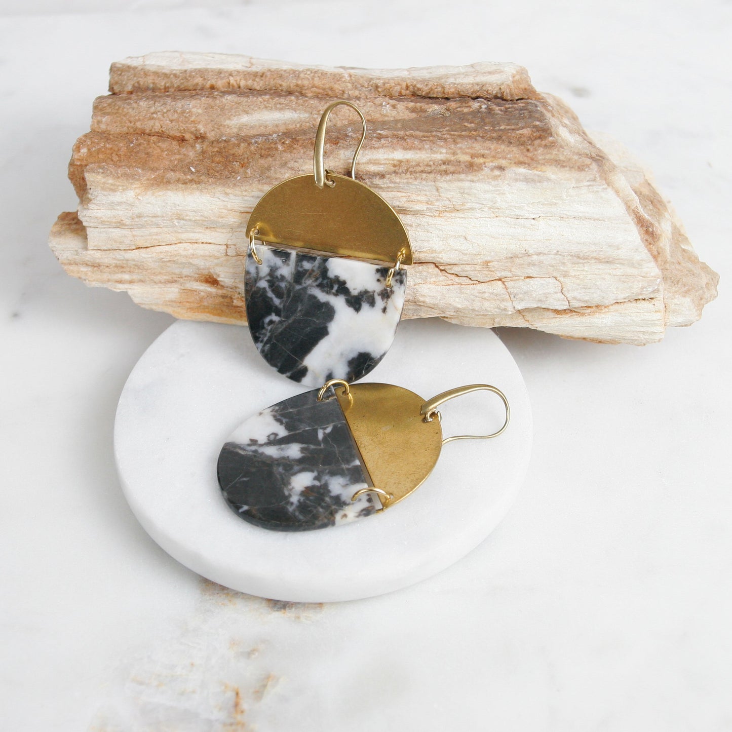 Zebra Jasper Earrings