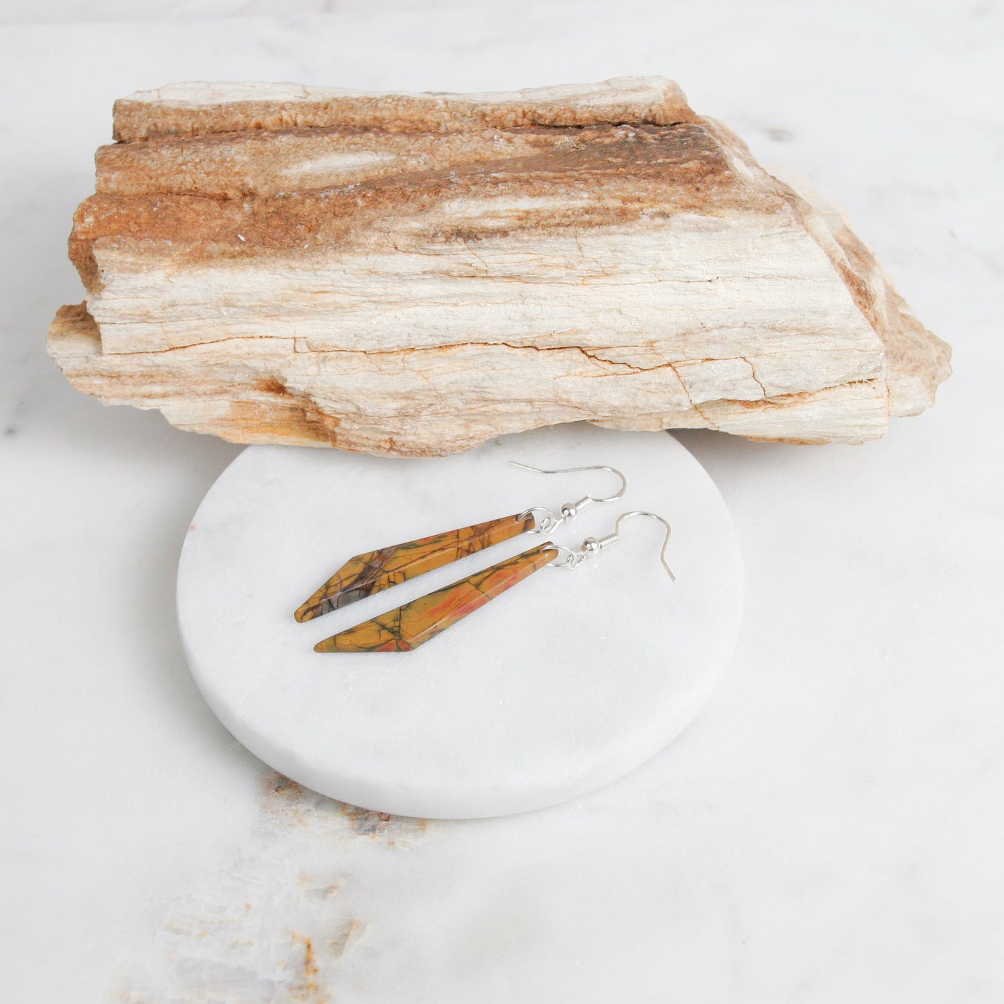 Picasso Jasper Earrings