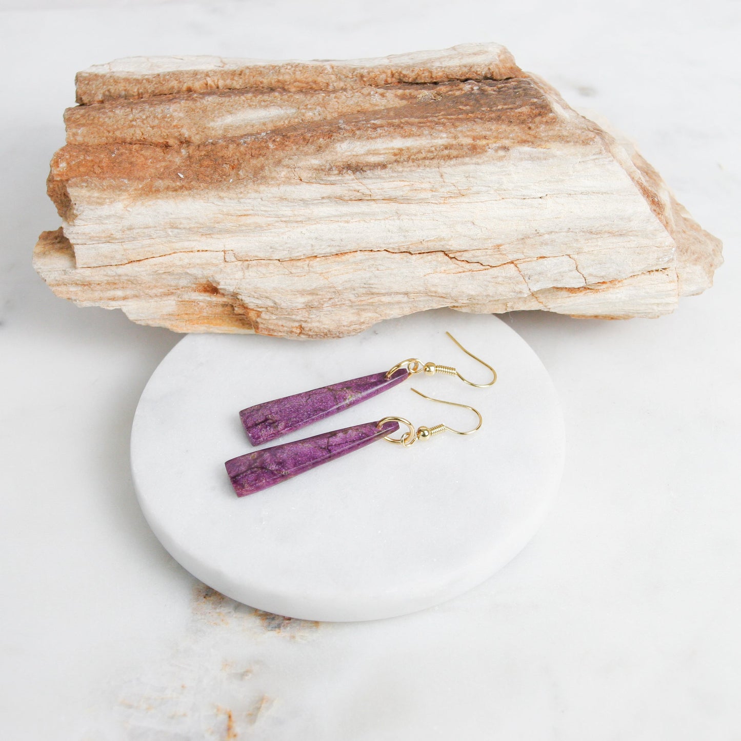 Atlantisite Gold Filled Earrings