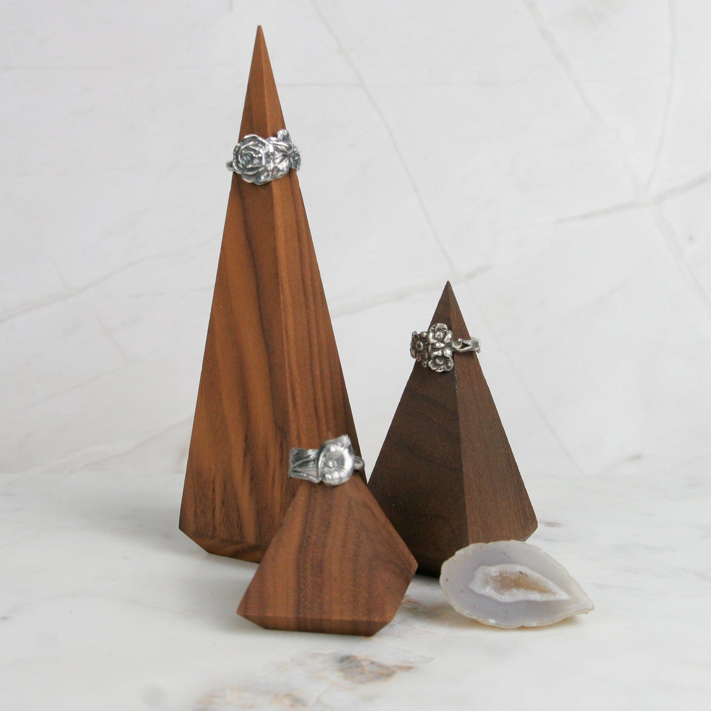 Antique Reed and Barton Floral Spoon Ring: Calla Lily
