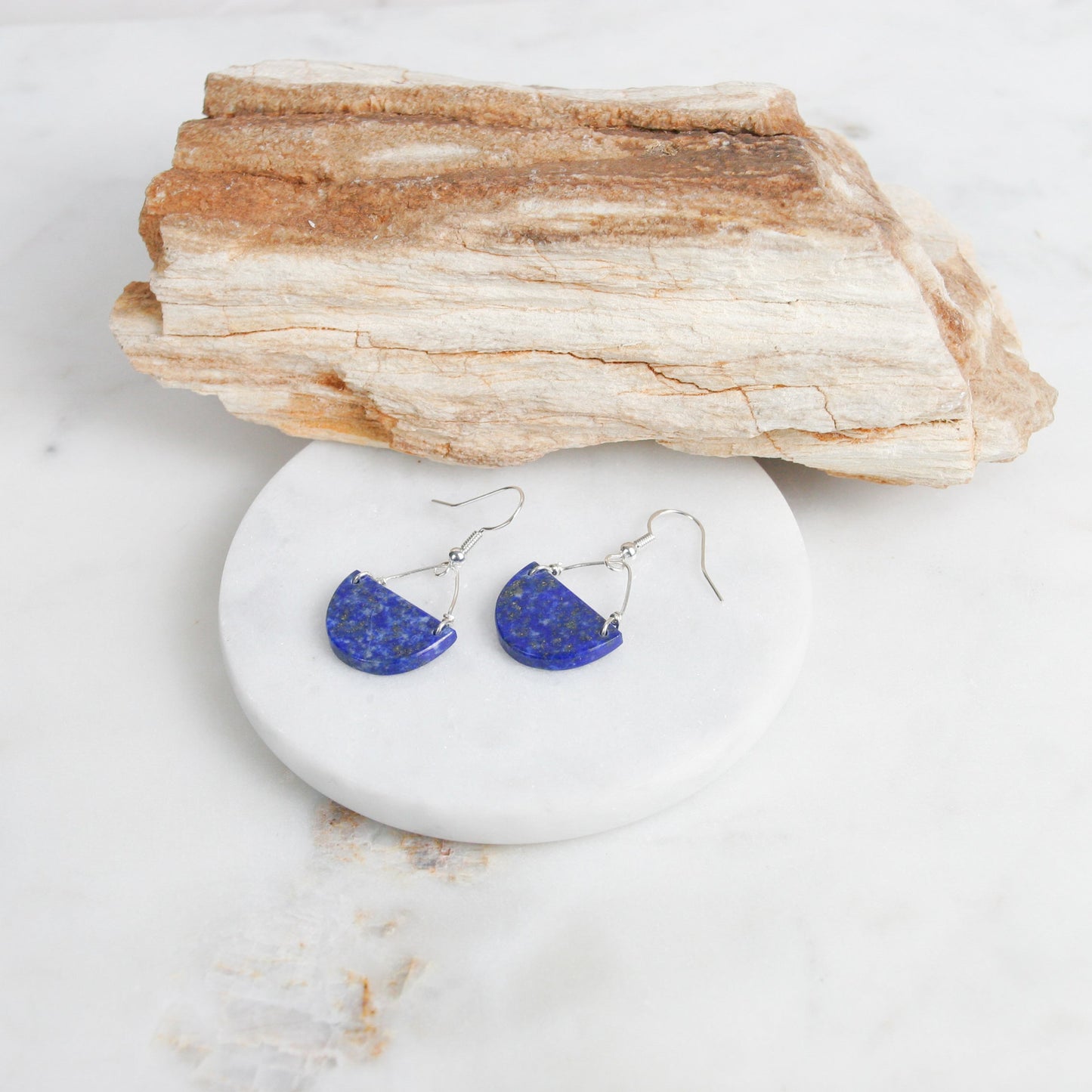 Lapis Sterling Silver Earrings