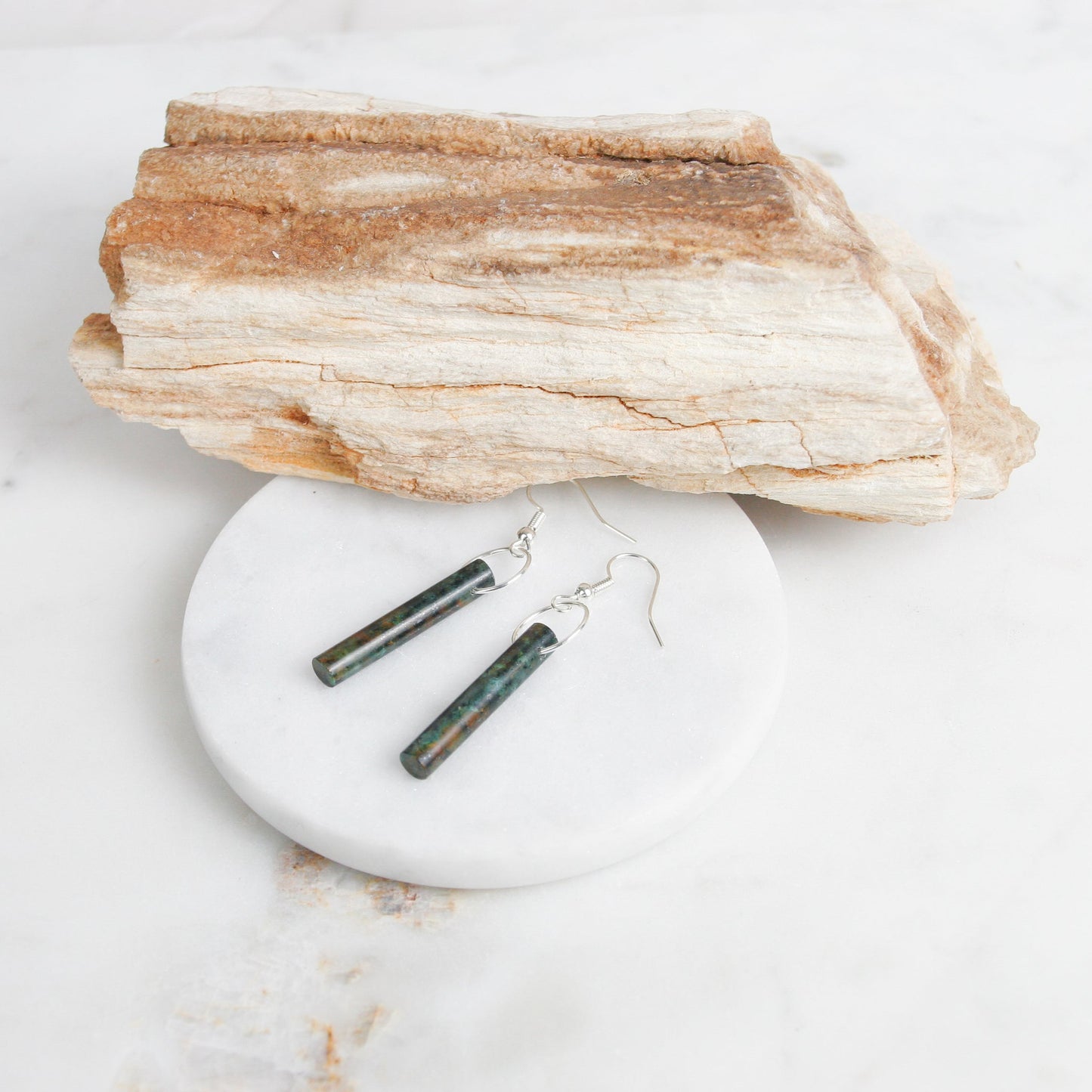 African Turquoise Earrings