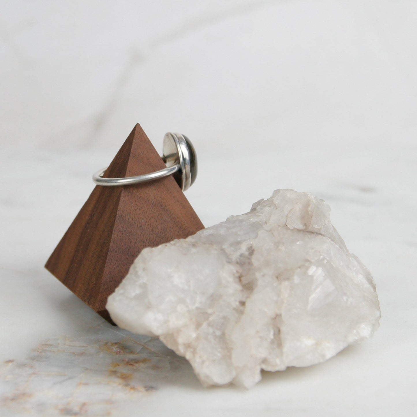Simple Handmade Labradorite Ring