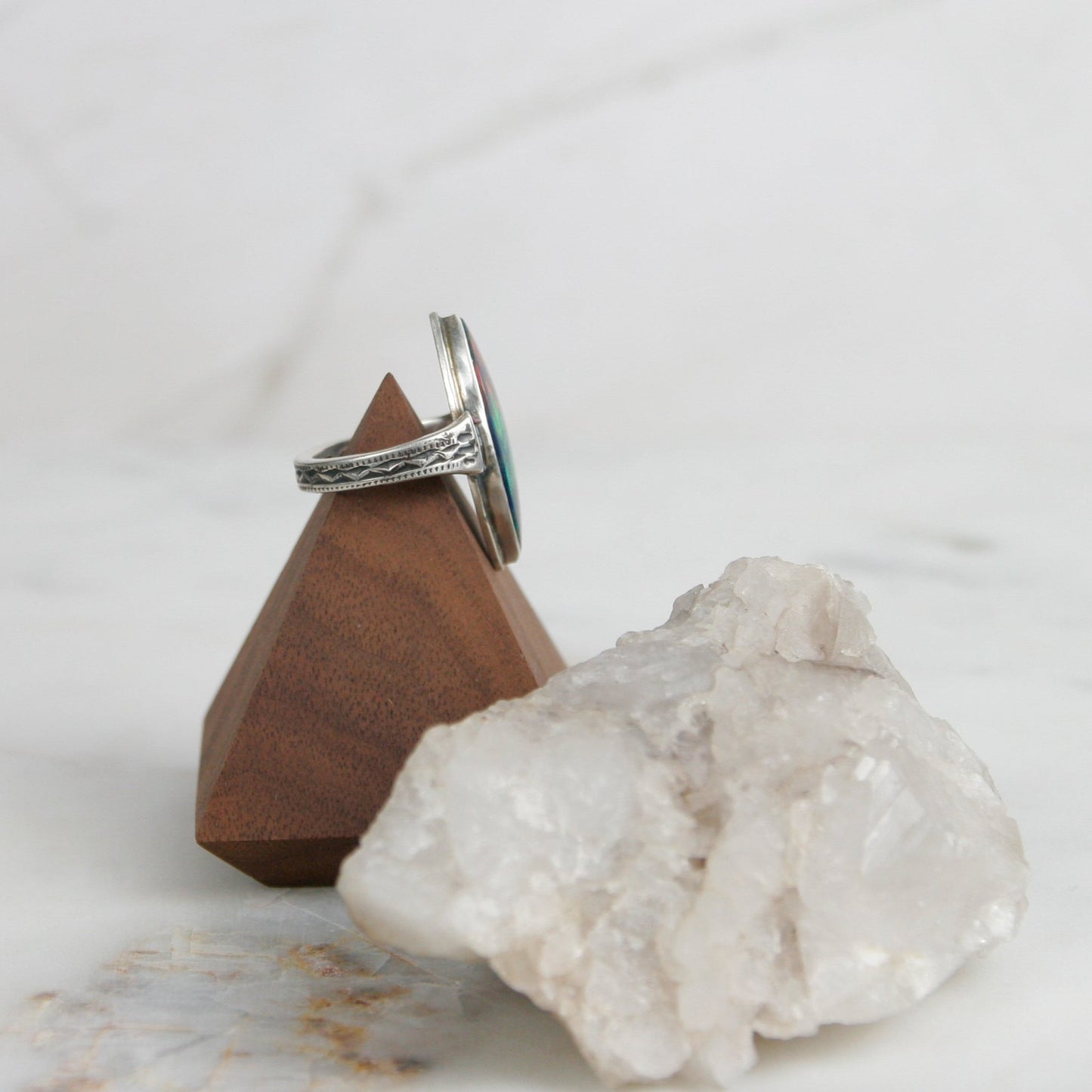 Aurora Opal Ring