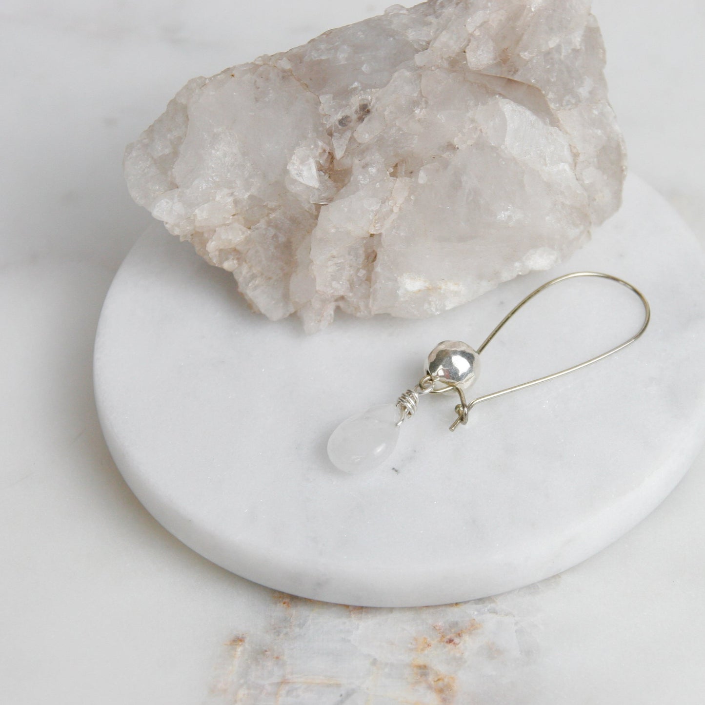 Silver and Quartz Dangles