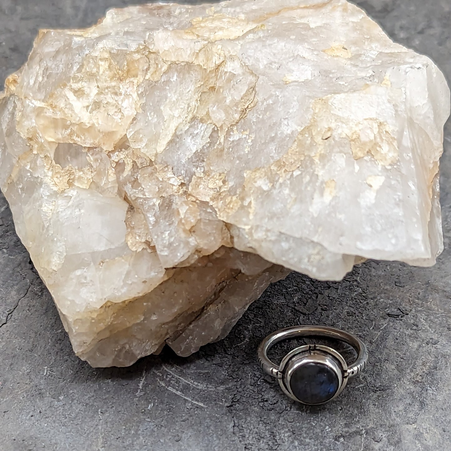 Handmade Labradorite Ring