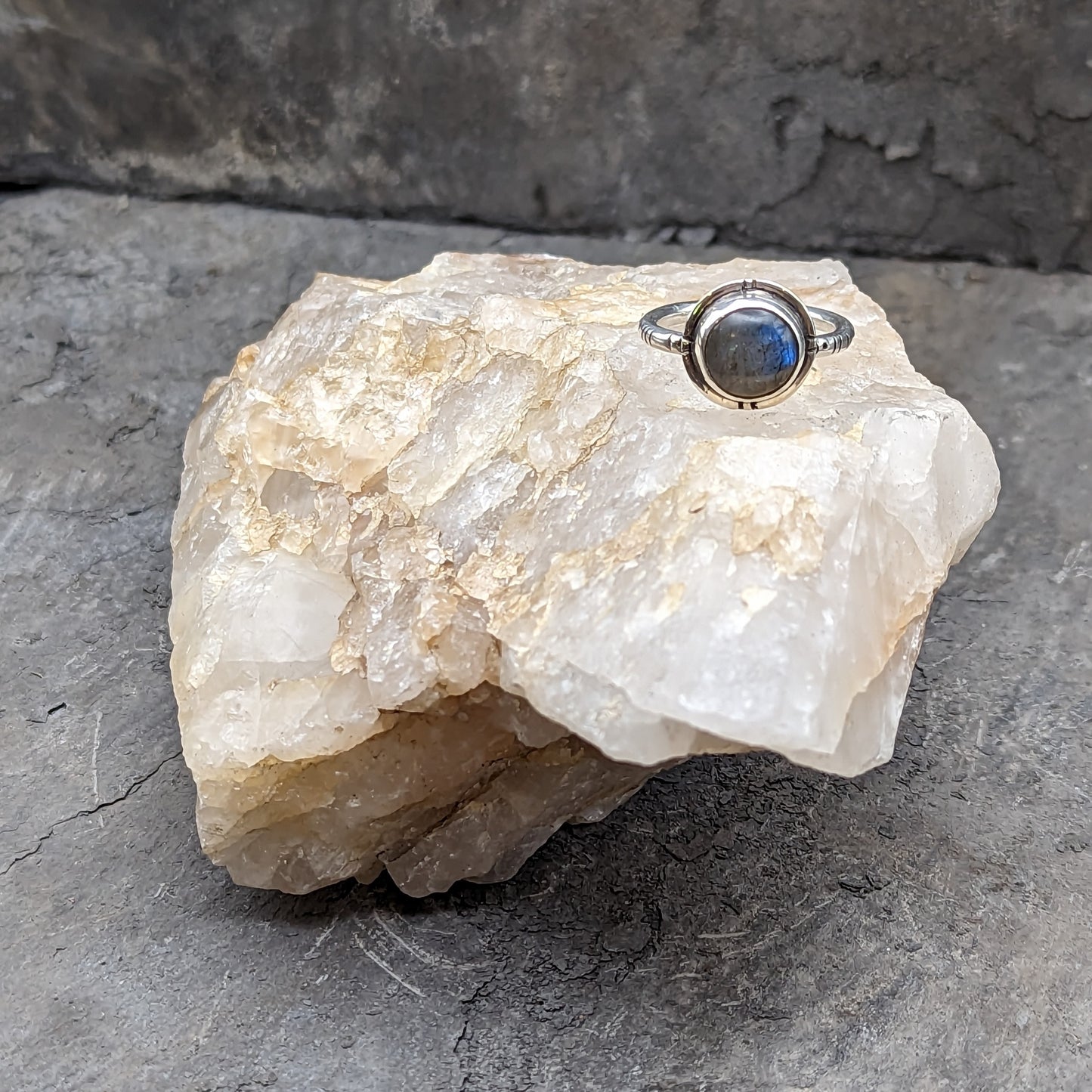 Handmade Labradorite Ring