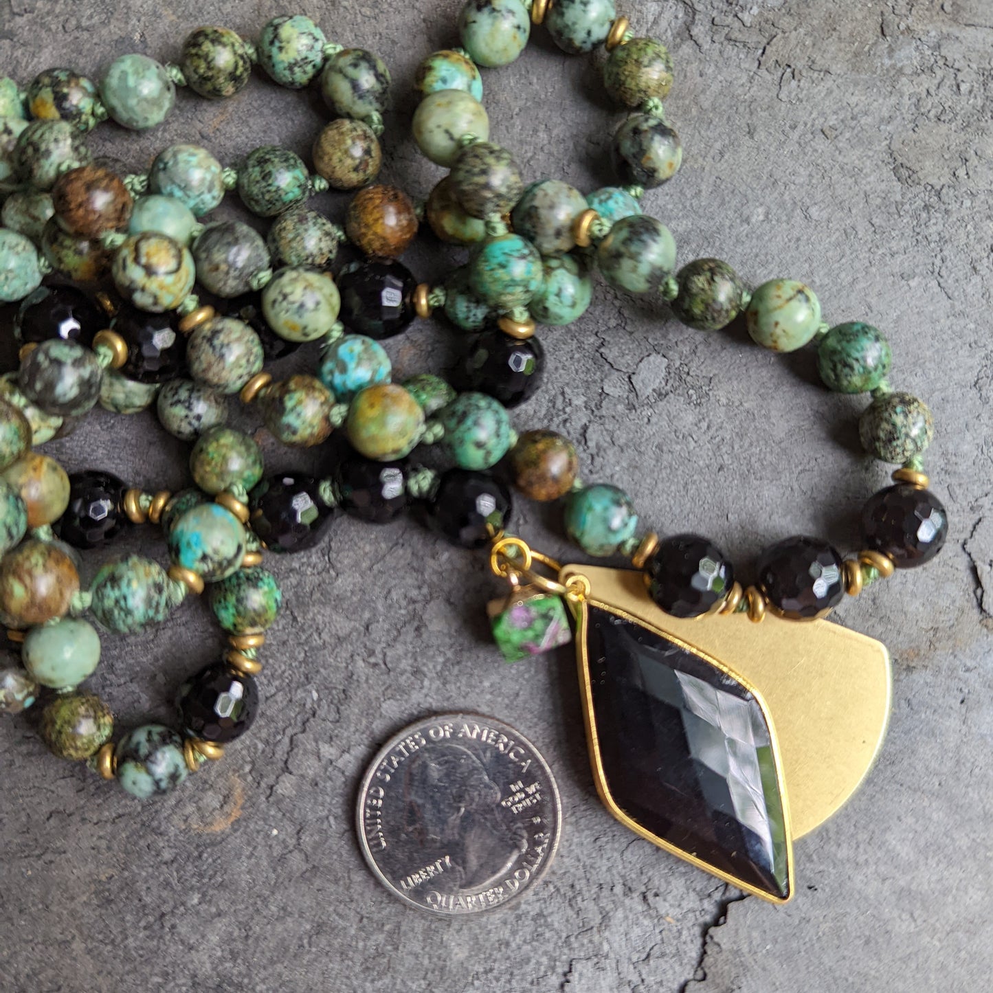 African Turquoise Necklace