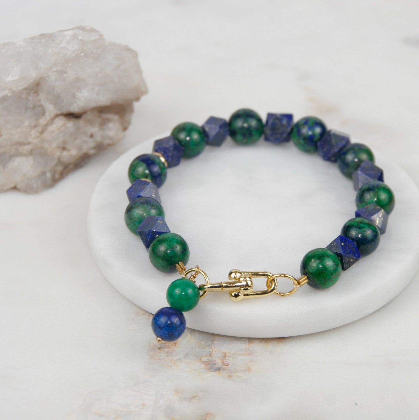 Lapis and Azurite Bracelet