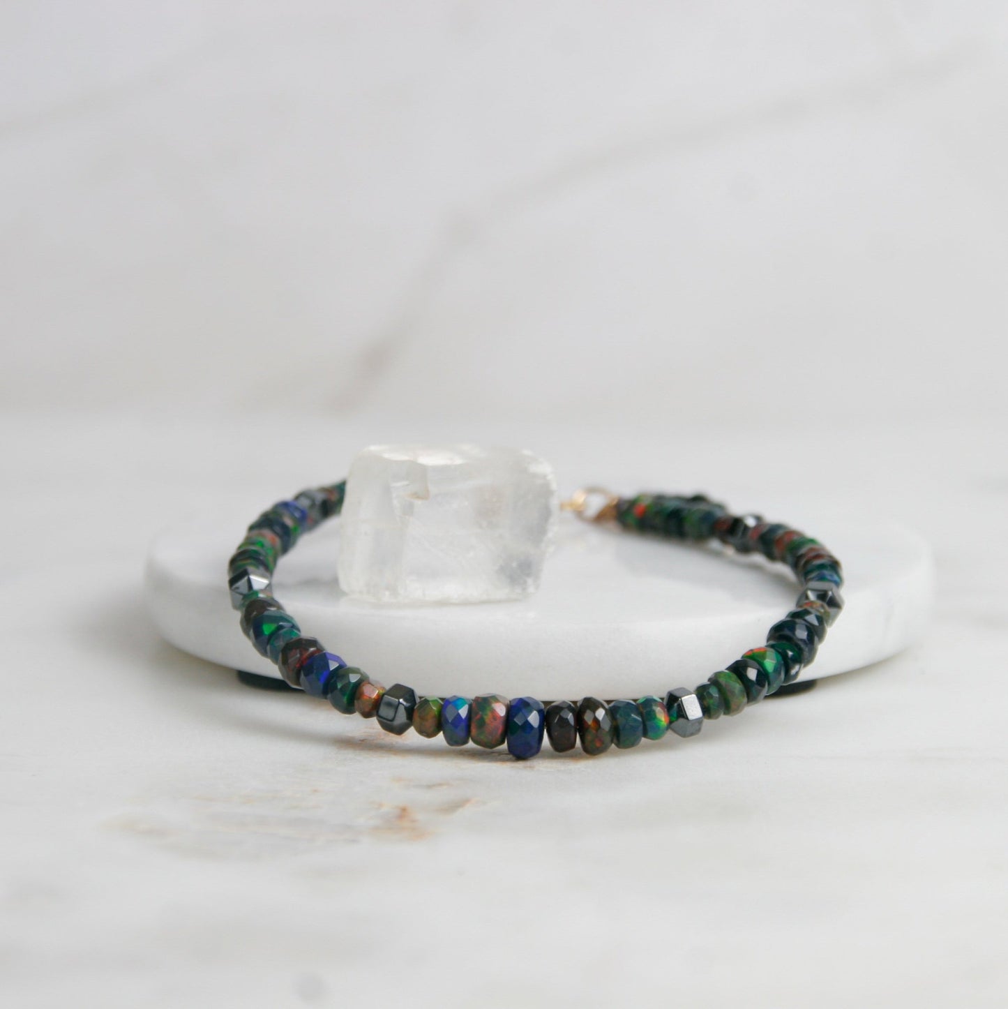 Ethiopian Black Opal Bracelet