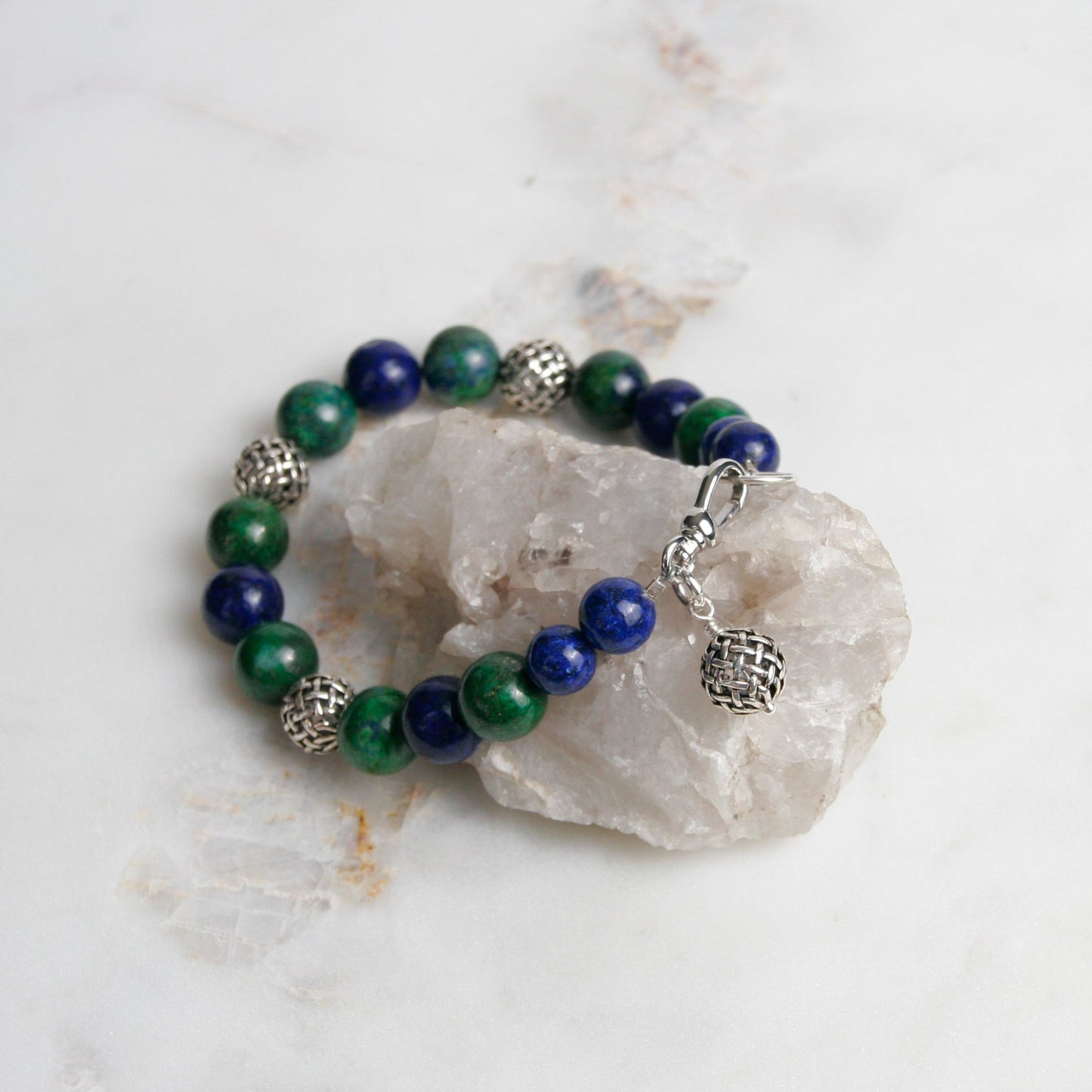 Lapis and Azurite Bracelet