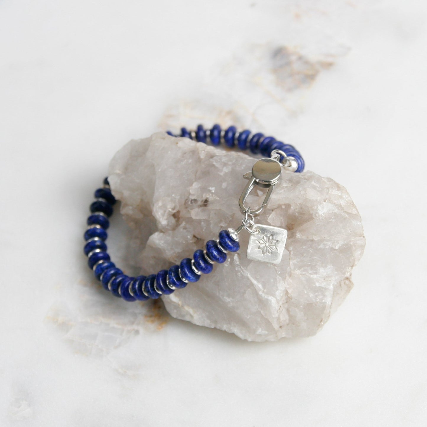 Lapis and Silver Bracelet