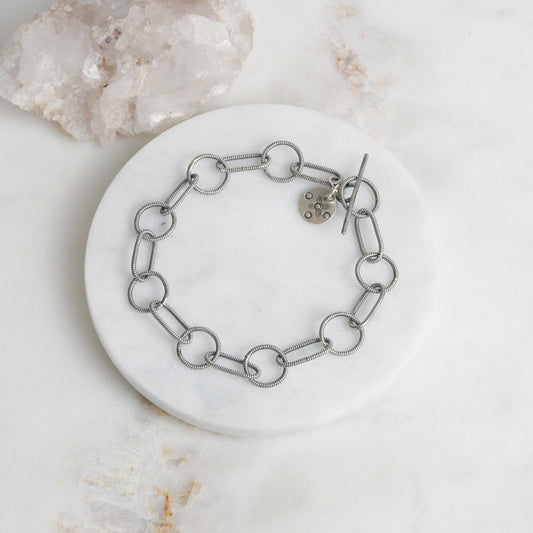 Sterling Silver Link Bracelet