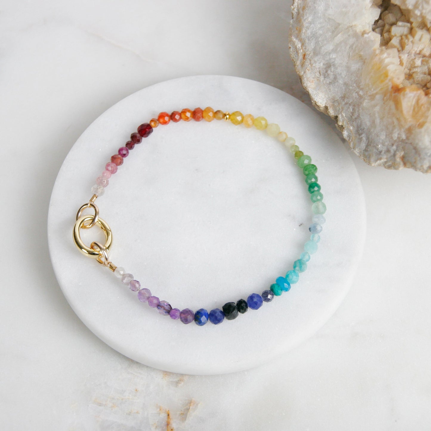 Rainbow Gemstone Bracelet