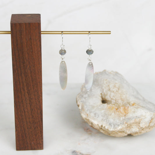 Iridescent Shell Earrings