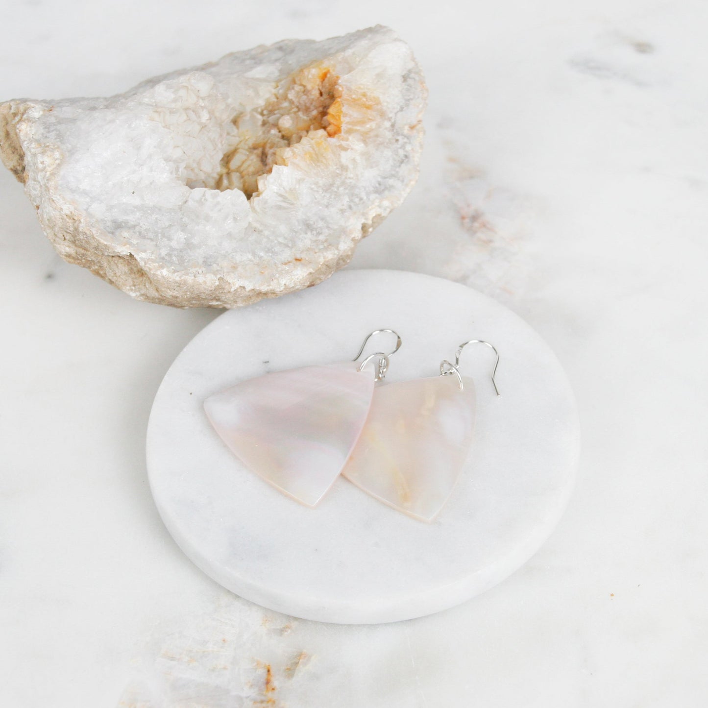 Simple Mother of Pearl Earrings
