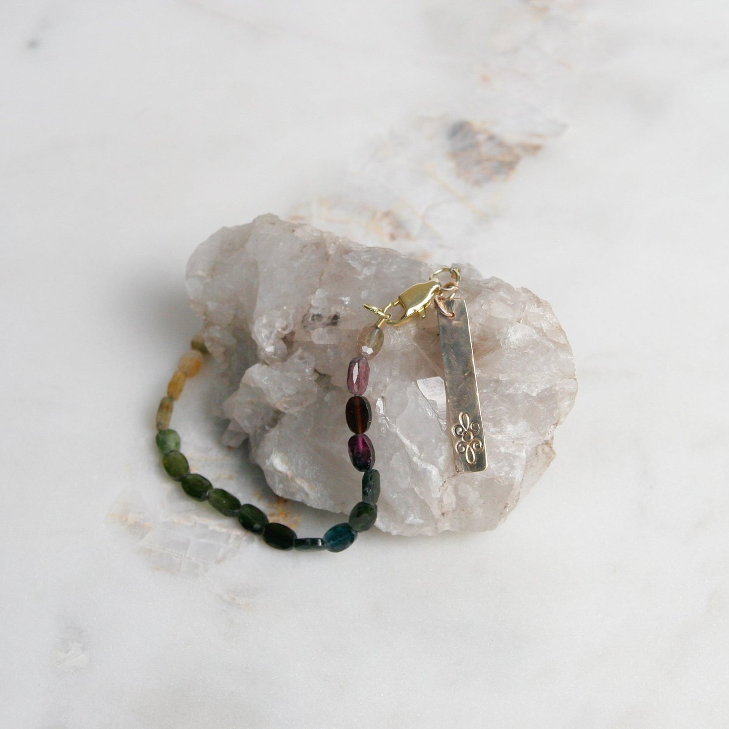 Rainbow Tourmaline Bracelet