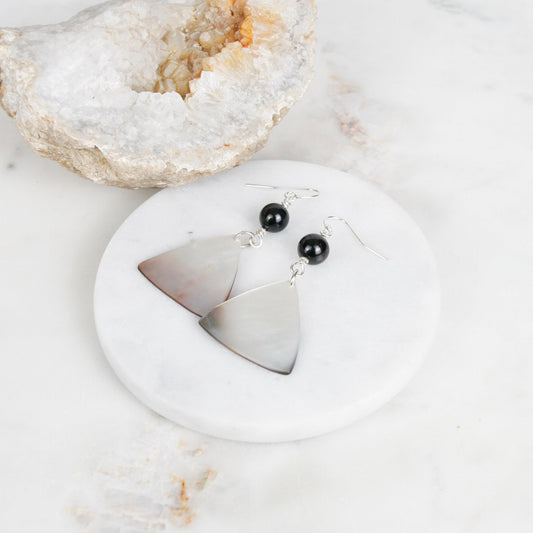 Shining Mother of Pearl Earrings