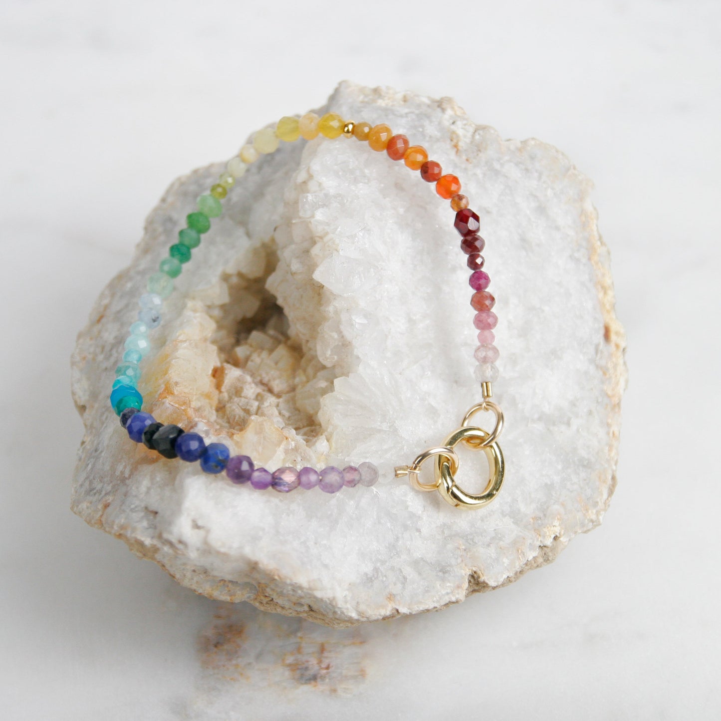 Rainbow Gemstone Bracelet