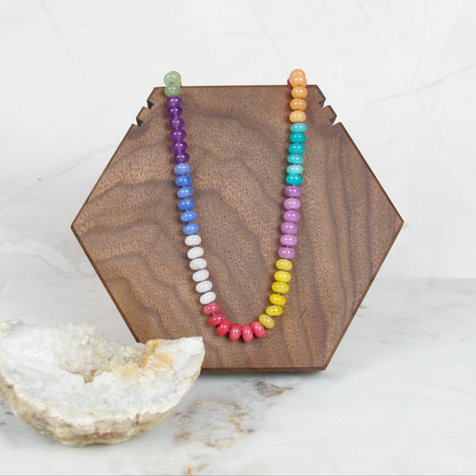 Bubble Gum Jade Necklace