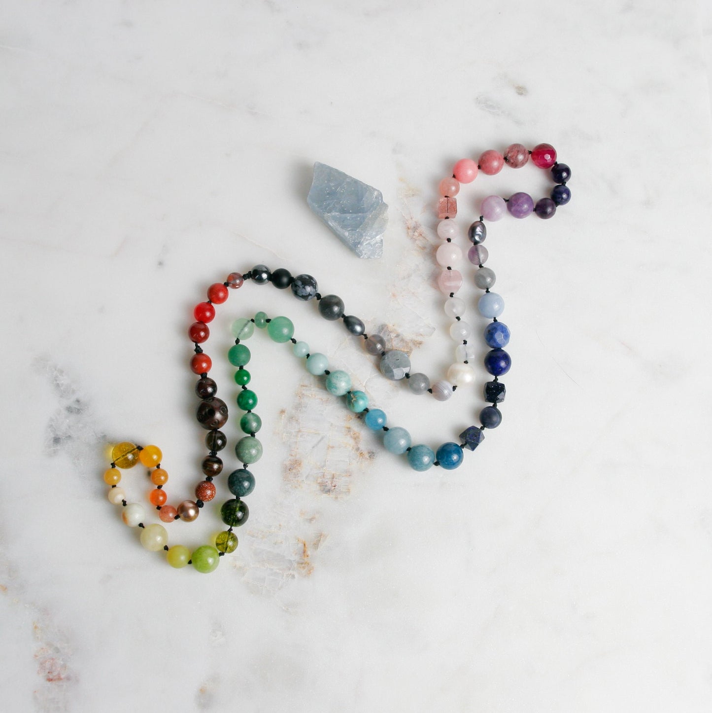 Beaded Rainbow Necklace