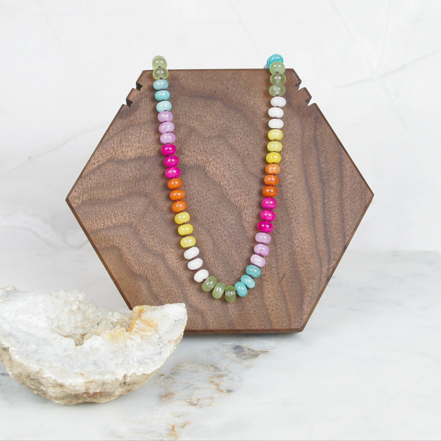 Dark Candy Jade Necklace