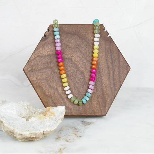 Dark Candy Jade Necklace