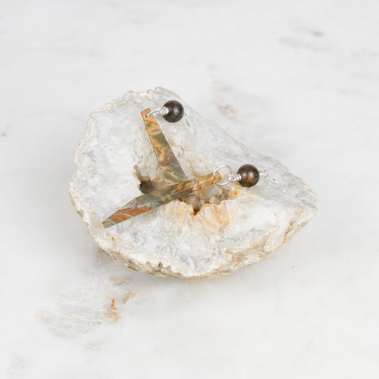 Playful Picasso Jasper Earrings