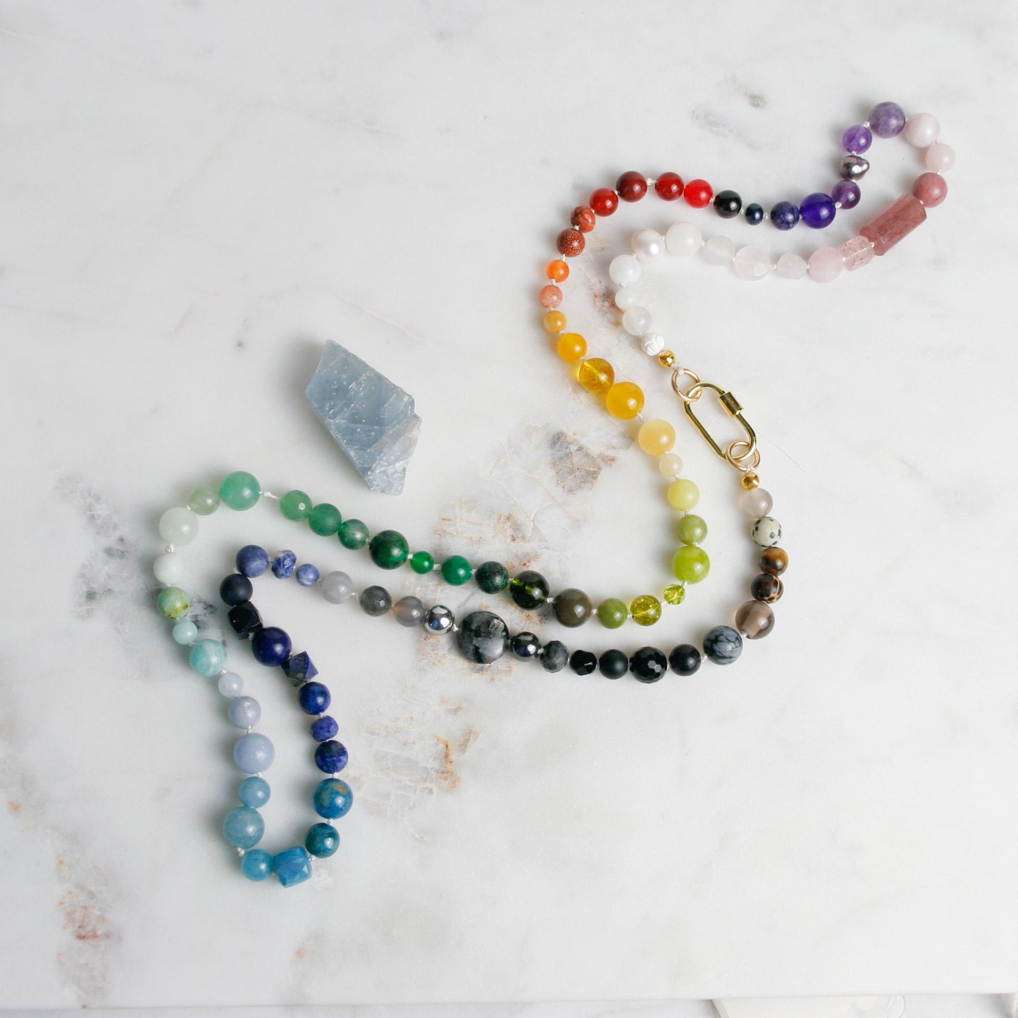 Beaded Rainbow Necklace