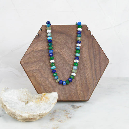 Cool Tone Jade Necklace