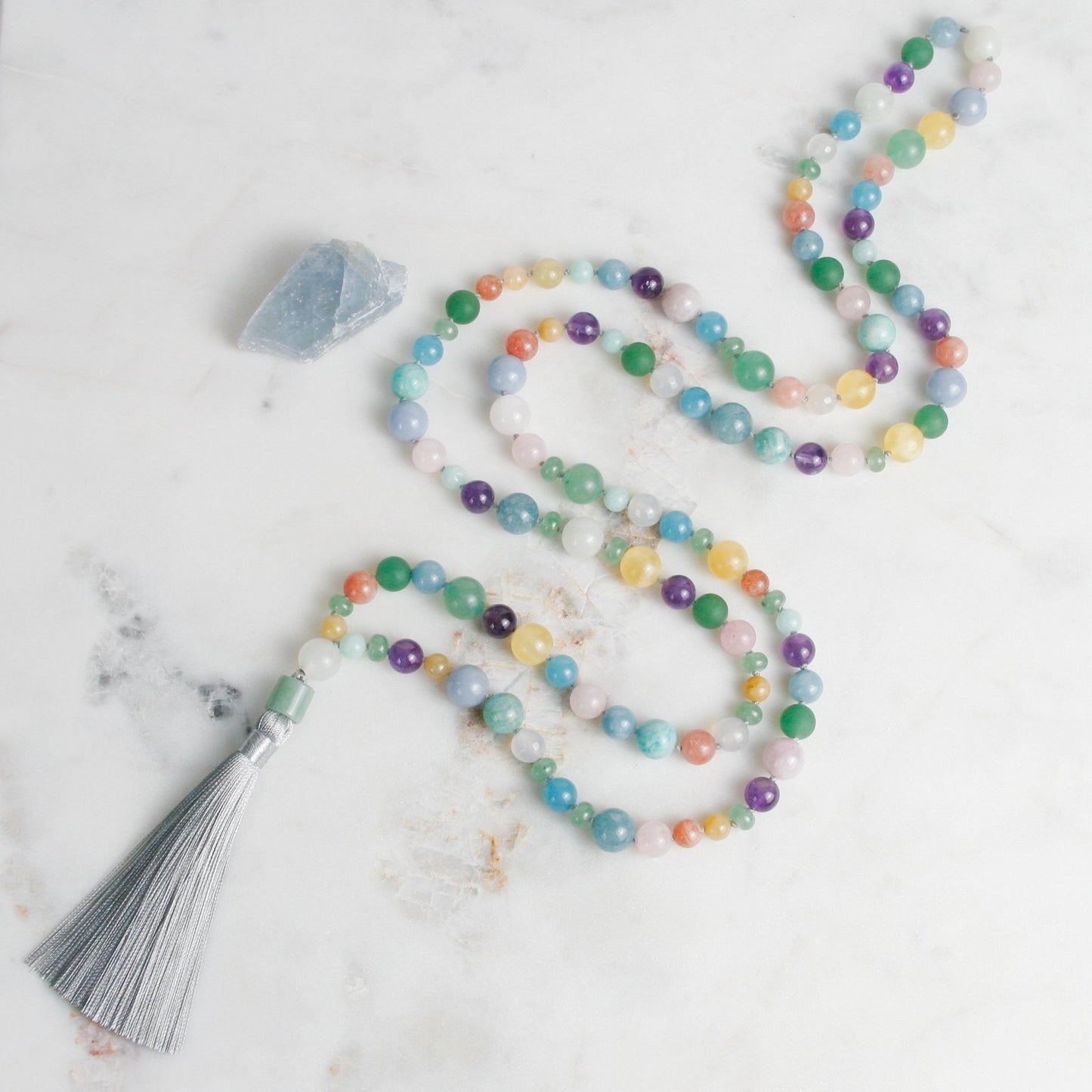 Pretty in Pastels Mala Necklace