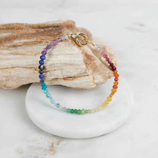 Rainbow Gemstone Bracelet