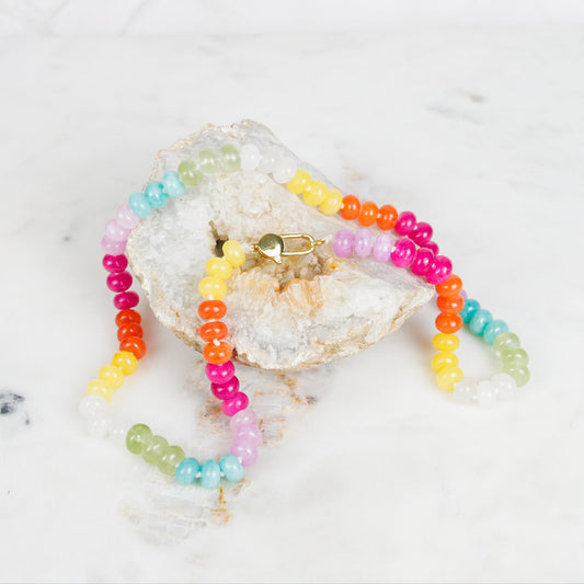 Bright Candy Jade Necklace