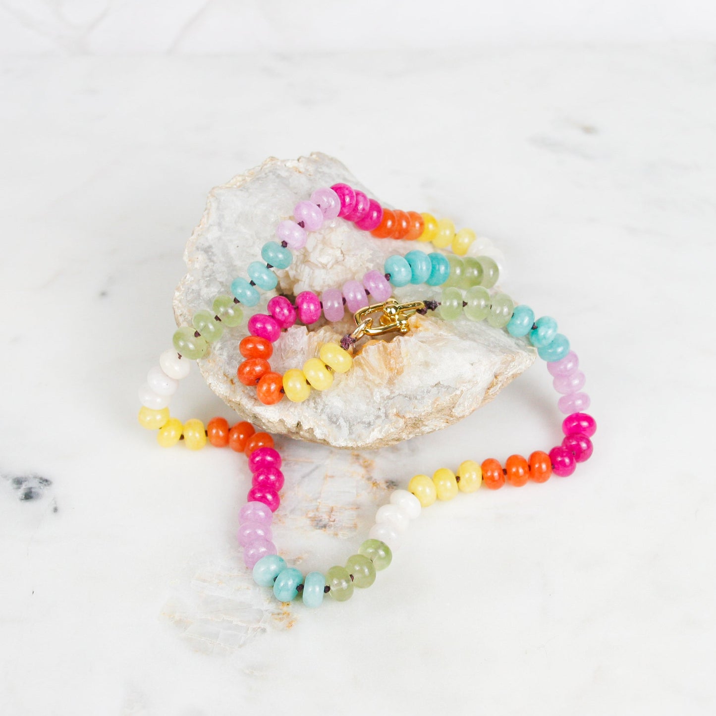 Dark Candy Jade Necklace