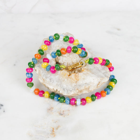 Vibrant Jade Necklace